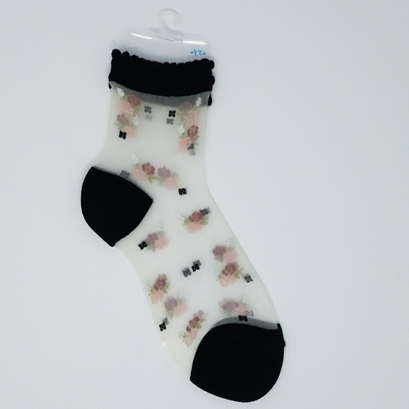 Sexy silk lace ladie's socks, MADE IN JAPAN - Picture 2 of 3